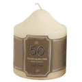 Overdipped Wide Church Pillar Candle - 8cm