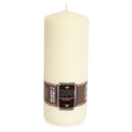 Cream Wax Pillar Candle - 25x10cm