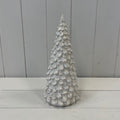 Large Glazed Ceramic Layered Christmas Tree Ornament