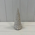 Medium Glazed Ceramic Layered Christmas Tree Ornament