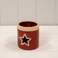 Ceramic Star Tea Light - 8cm