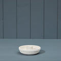 White Ceramic Candle Stick Holder - 11cm