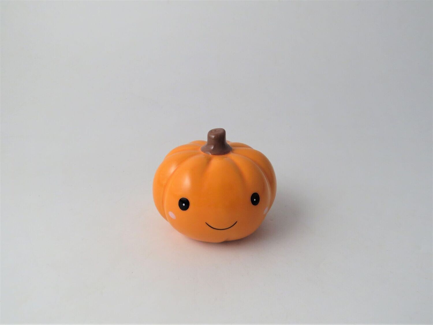 Small Halloween Pumpkin with Smiley Face Ornament