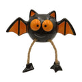 Ceramic Halloween Bat Shelf Sitter with Dangly Legs - 14cm