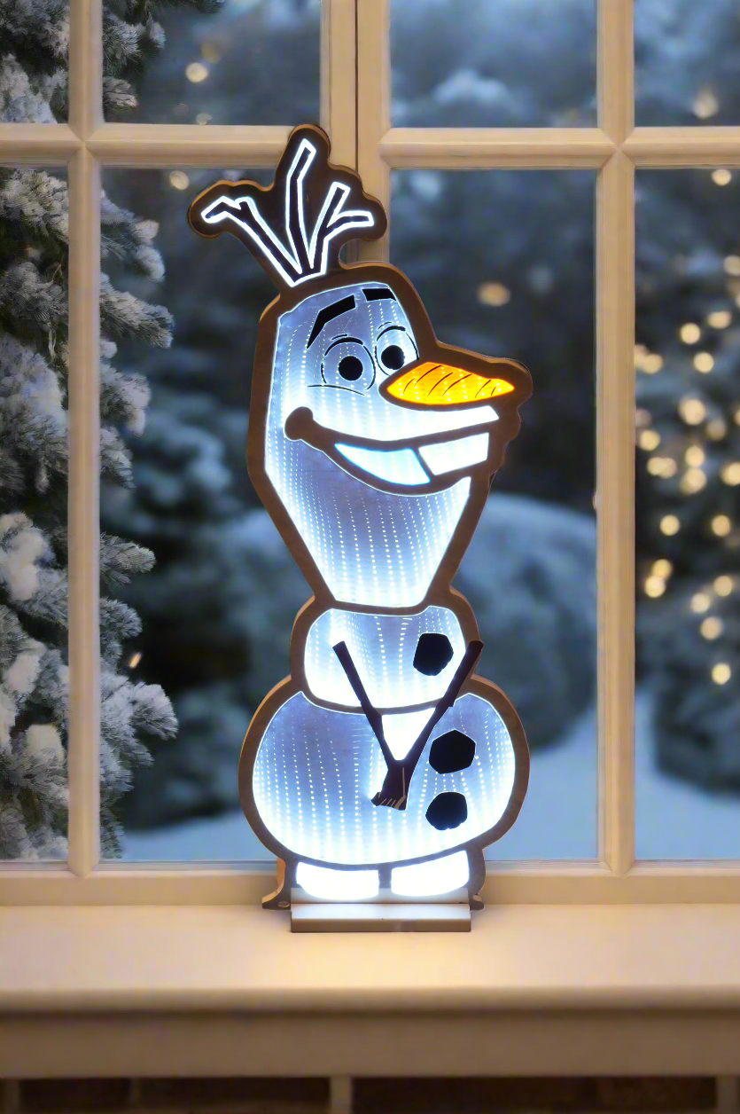 Disney Frozen Olaf Infinity Mirror Light 40cm