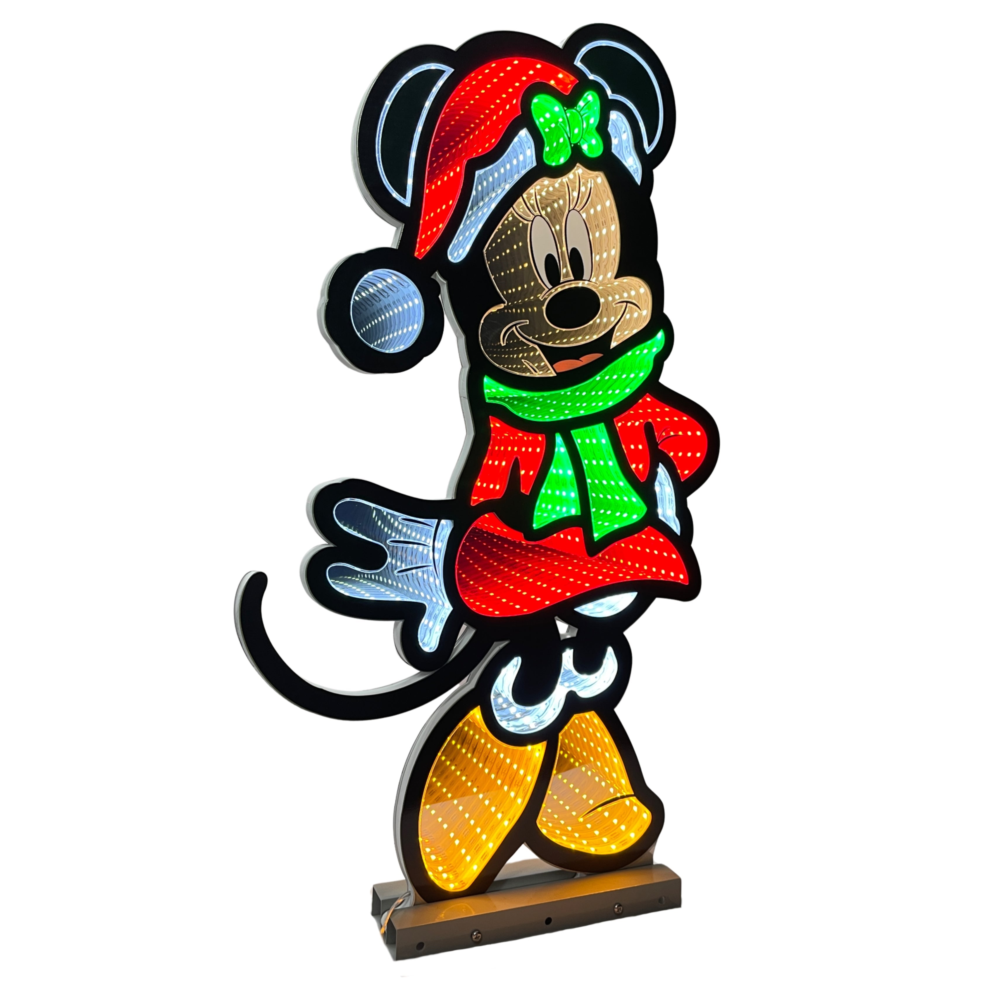 Disney Christmas Minnie Mouse Infinity Mirror Light 60cm