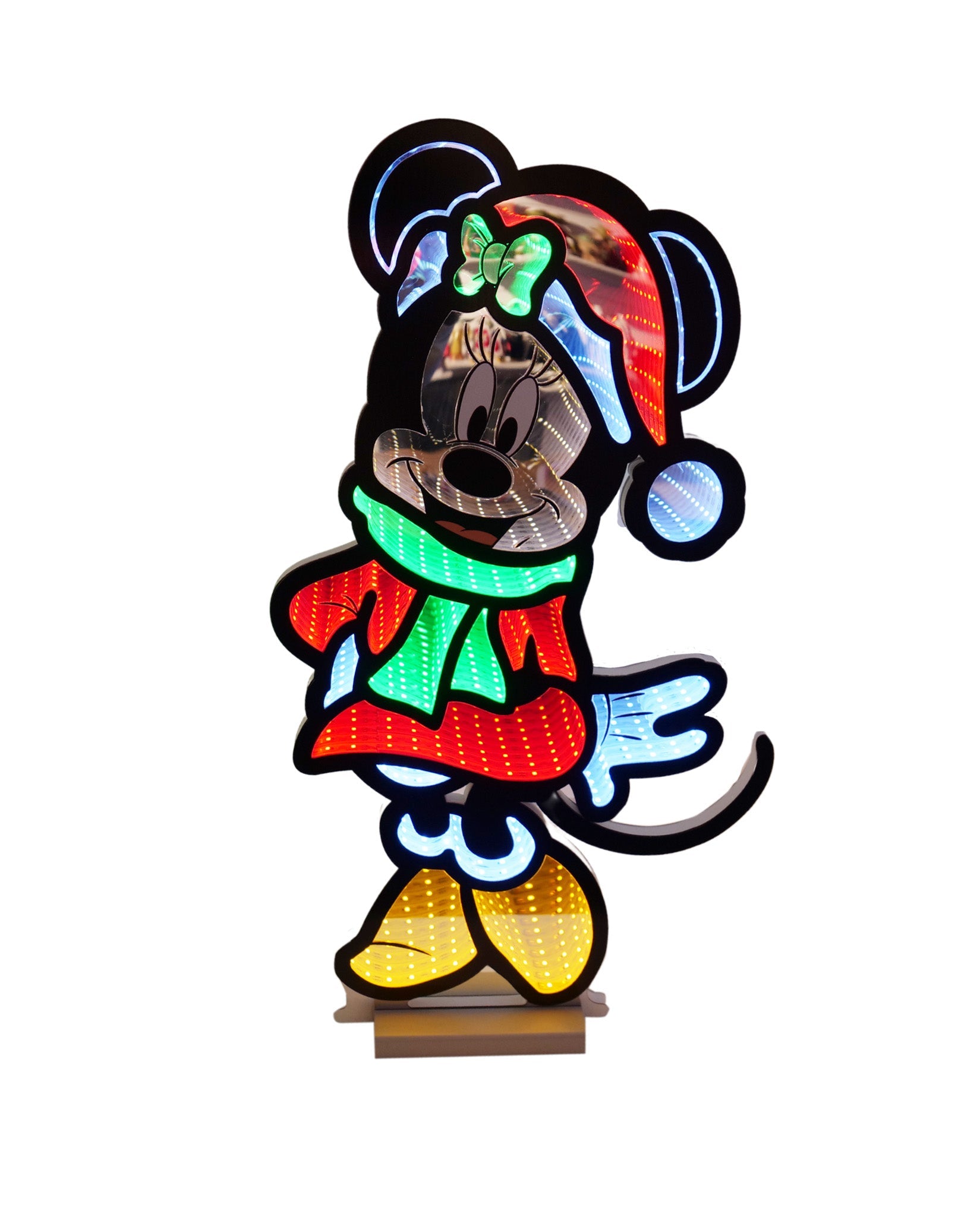 Disney Christmas Minnie Mouse Large Infinity Mirror Light 90cm