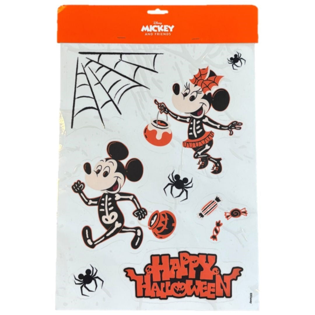 Disney Halloween Mickey & Minnie Mouse Window Stickers