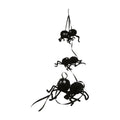 Halloween Black Pom Pom Spiders Garland - 1.5m
