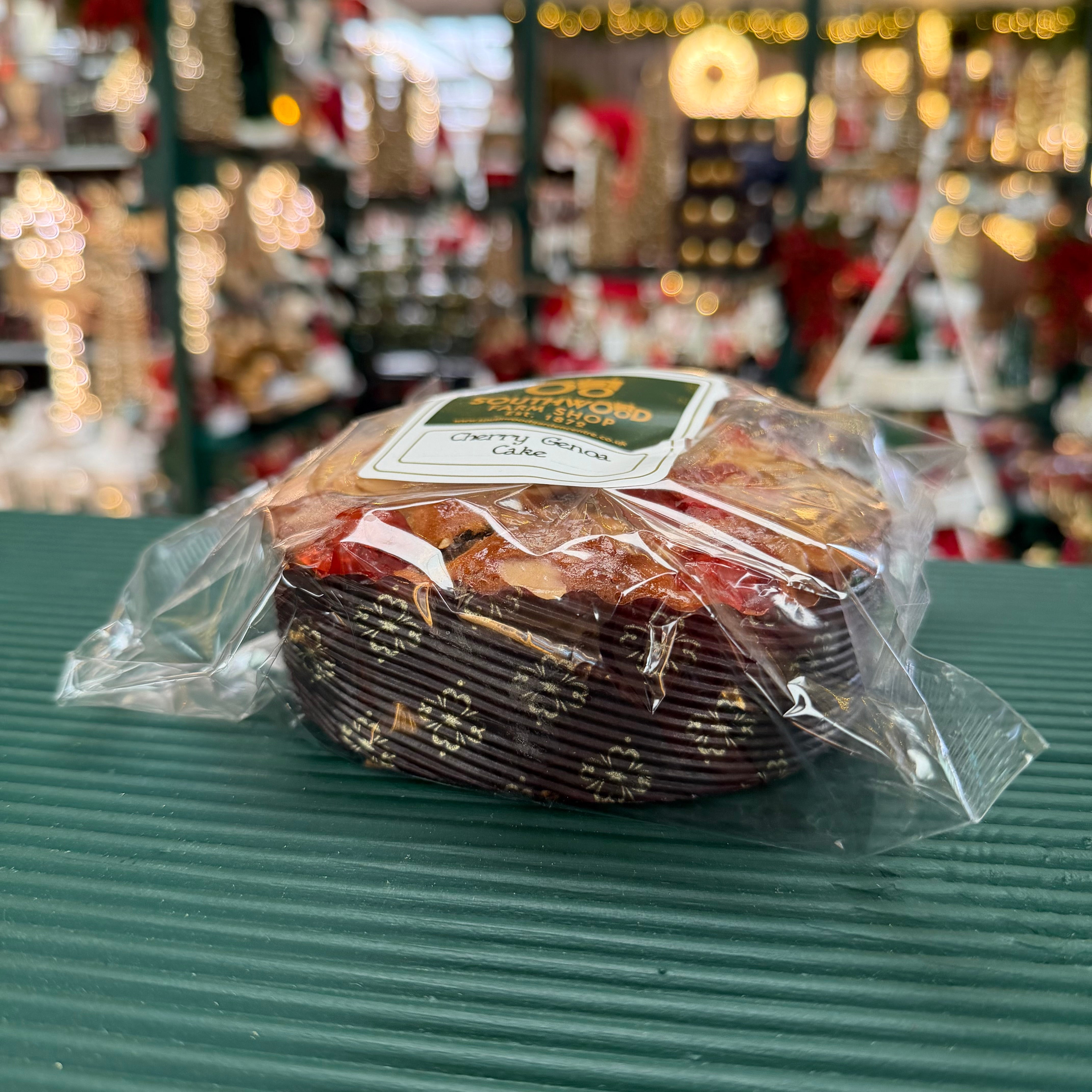 Southwood Farmshop Round Cherry Genoa Cake