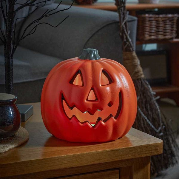 Halloween Pumpkin Glowing Jack-O'-Lantern with Colour Changing Lights