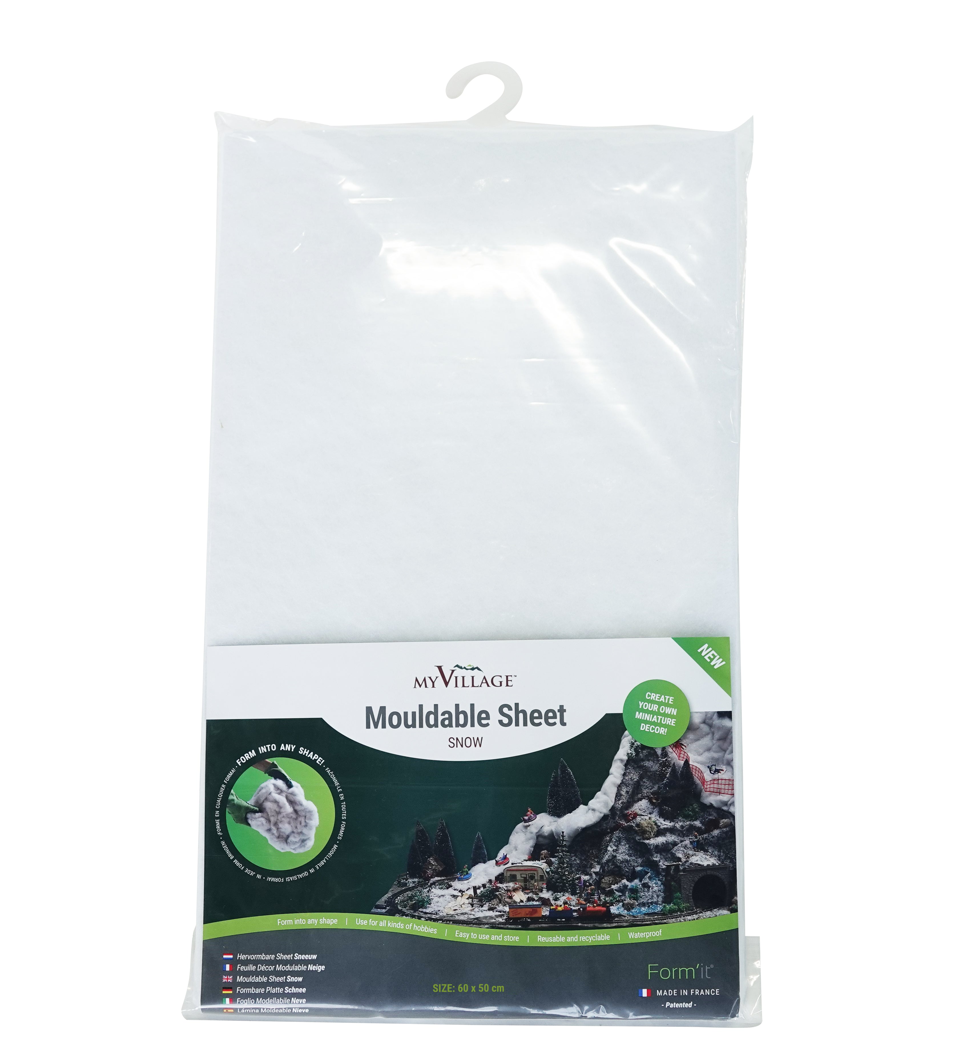 MyVillage - Mouldable Sheet Snow 60x50cm