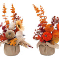 Autumnal Floral Bouquet with Pumpkin or Sunflower 32cm