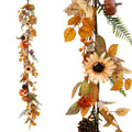 Autumnal Artificial 150cm Artif Autumnflower Garland