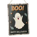 Hanging Metal Boo Sign - 30cm