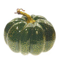 Green Crackle Artificial Pumpkin - 18cm