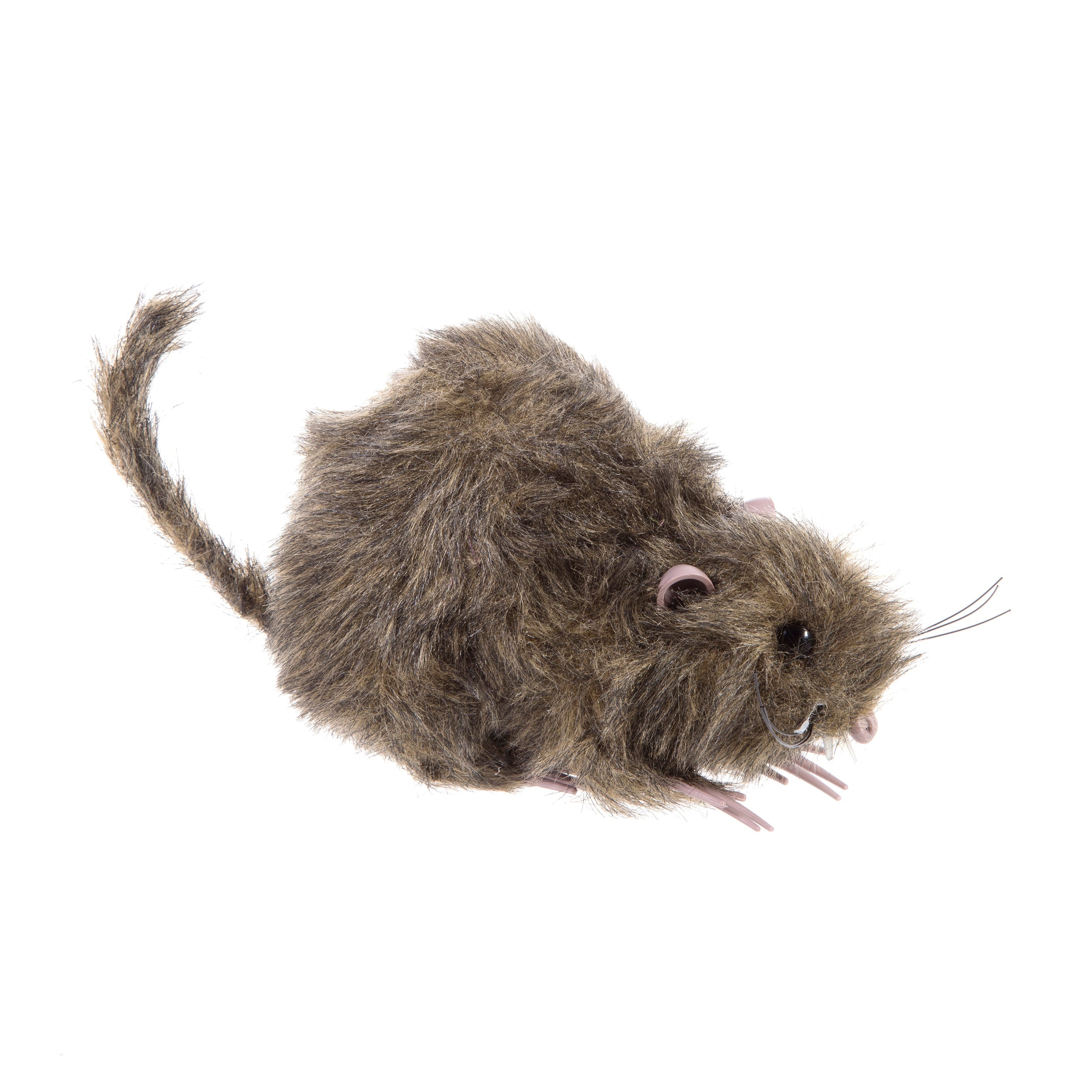 Brown Realistic Crawling Rat 13cm