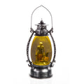 Premier Halloween Lantern Smoke Effect Water Spinner with Skeleton Scene