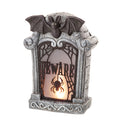 Battery Operated Tabletop Fireplace with LED Flame - 32cm