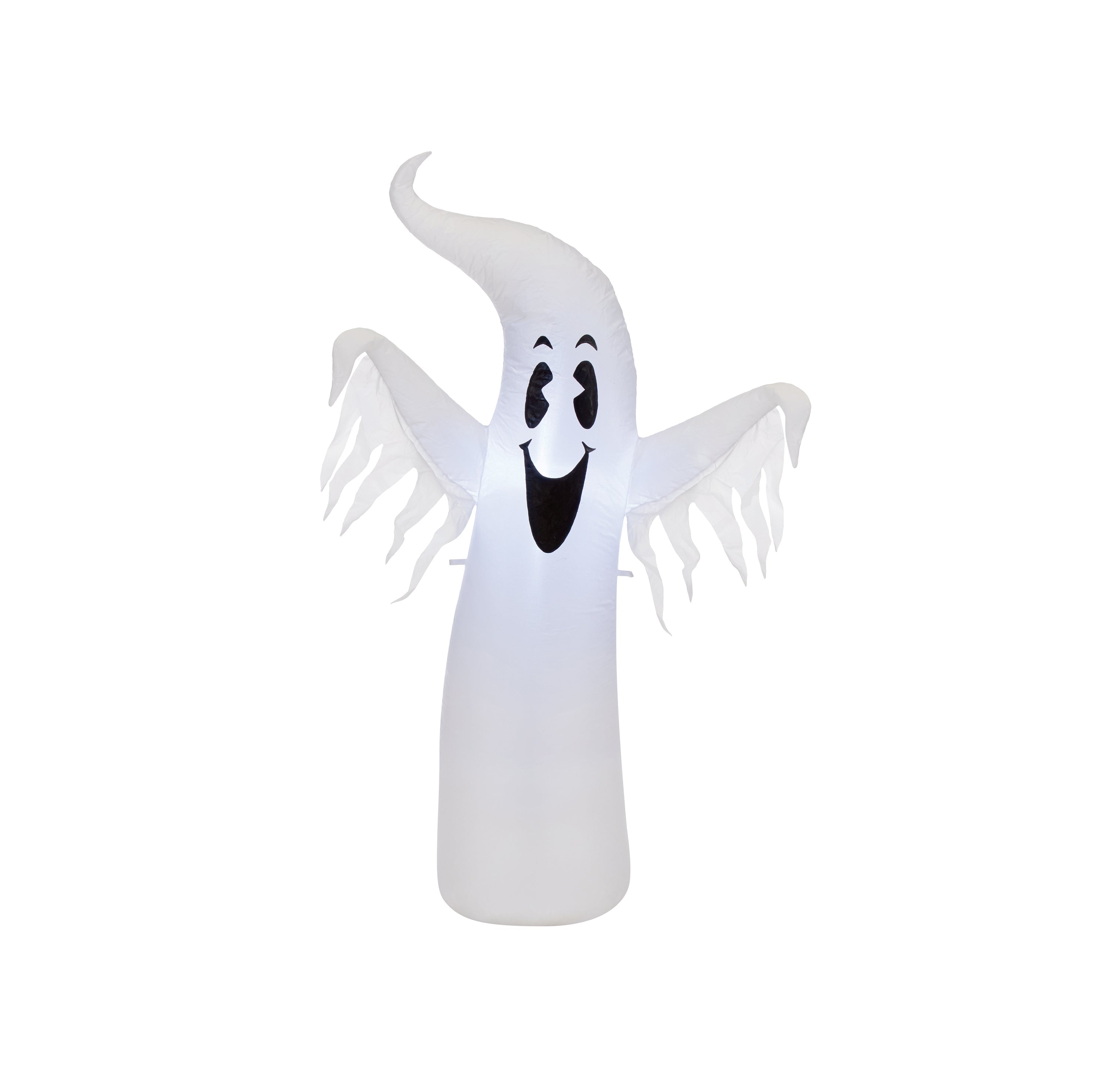 Halloween Lit Inflatable Ghost with White LEDs 1.2m