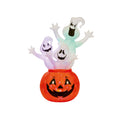 Halloween Ghost Family in Pumpkin Inflatable with Colour Changing Lights - 1.5m