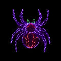 Premier Halloween Spider FlexiBright Metal Frame Wall Decoration with 399 LEDs 76cm