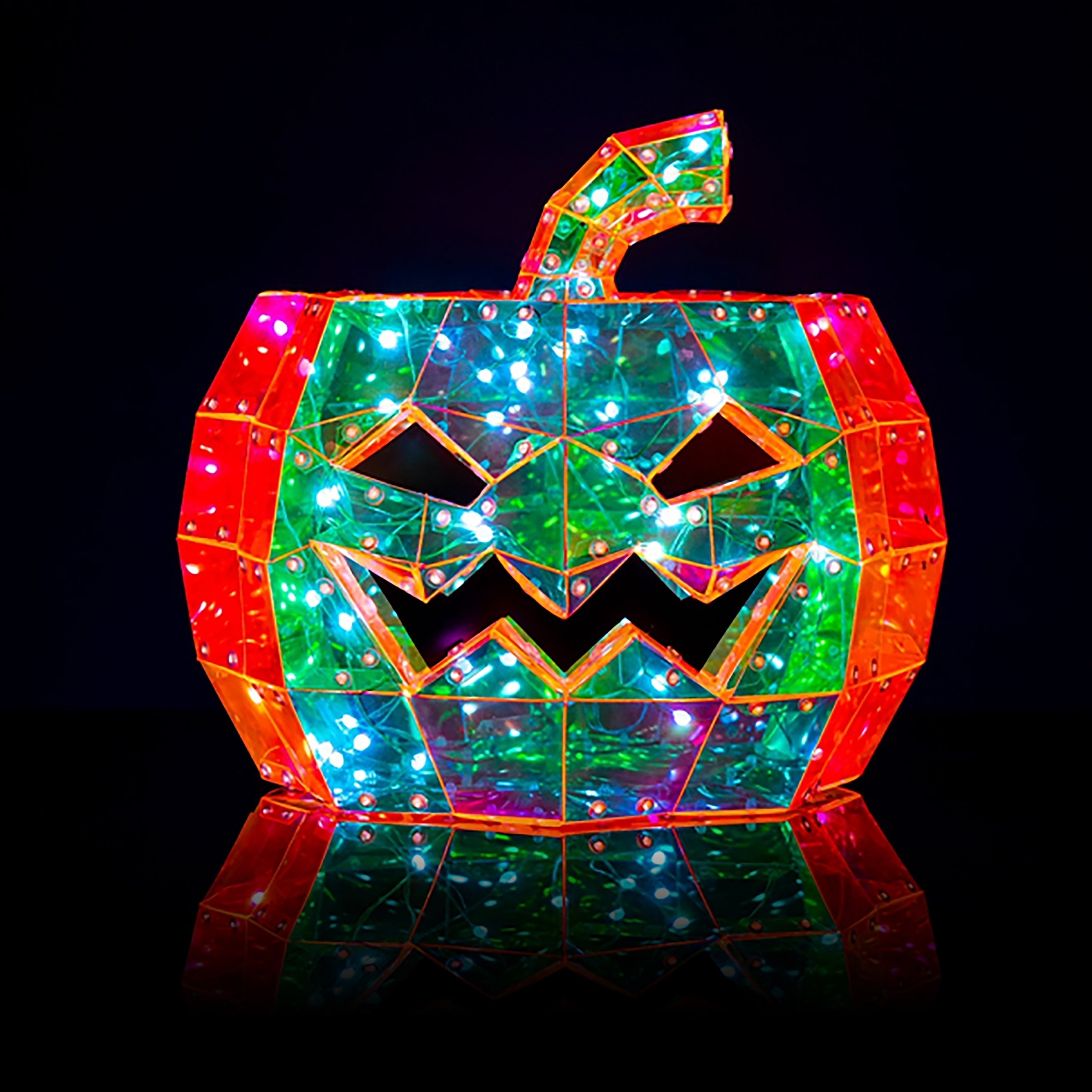 Premier Dream Lights Iridescent Halloween Pumpkin Decoration with 200 MicroBright LEDs