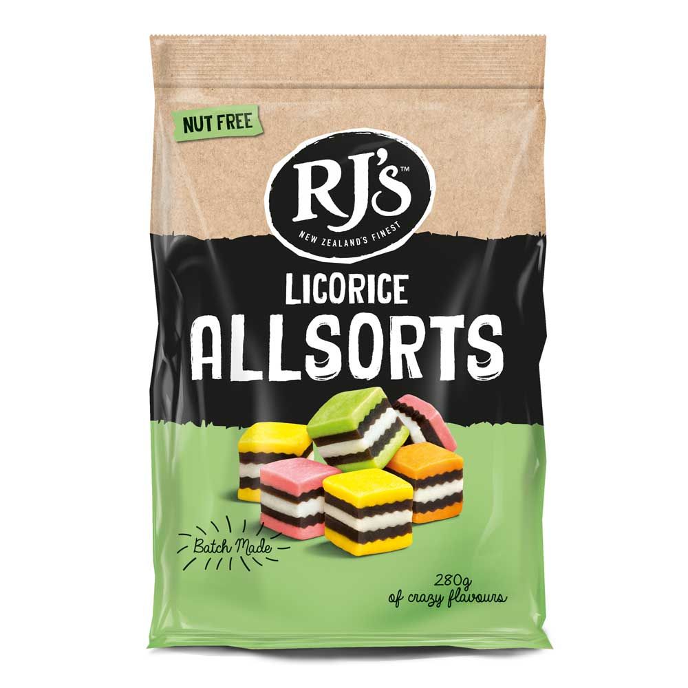 RJ's Licorice Allsorts - 280g