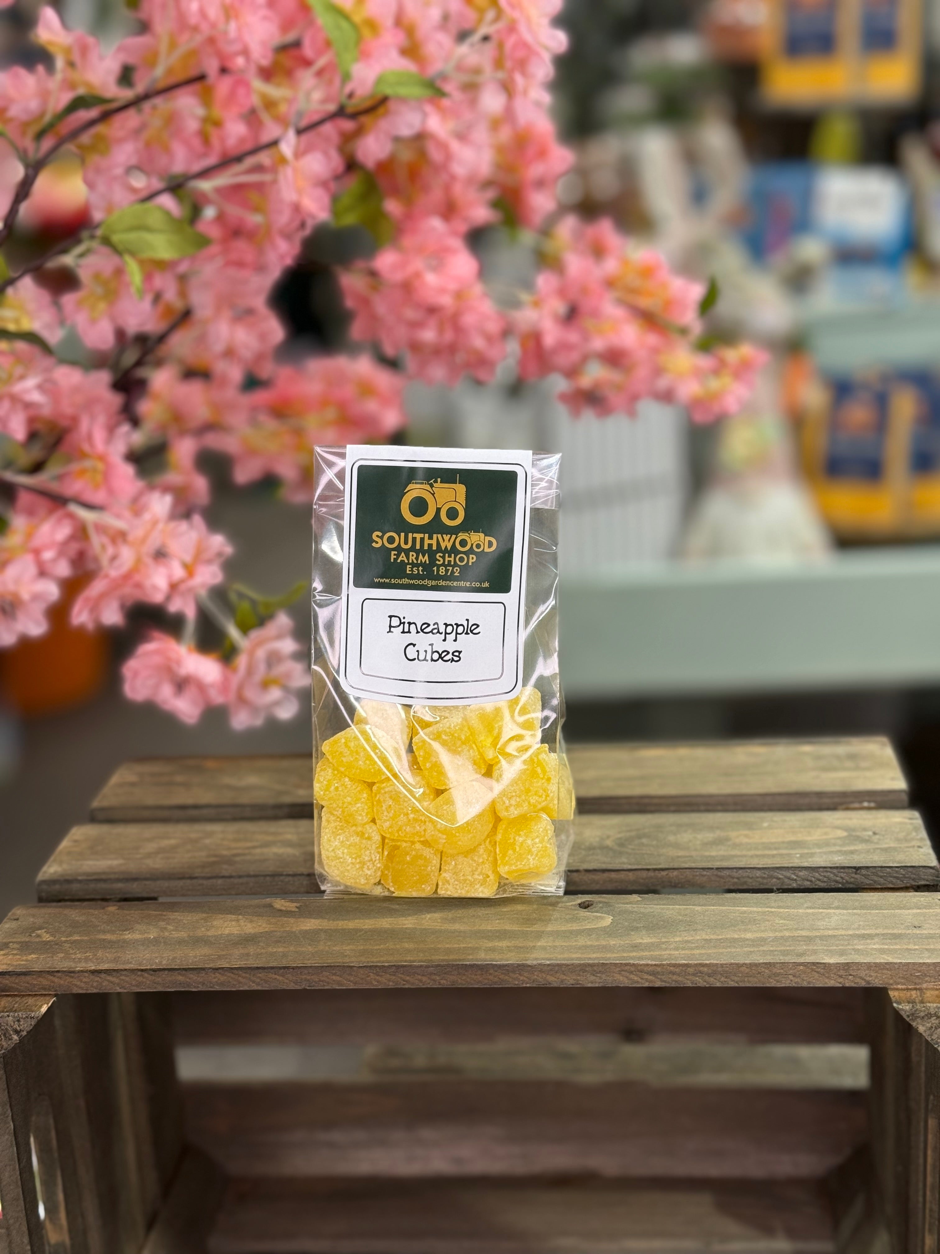 Southwood Farmshop -Pineapple Cubes Sweets 150g