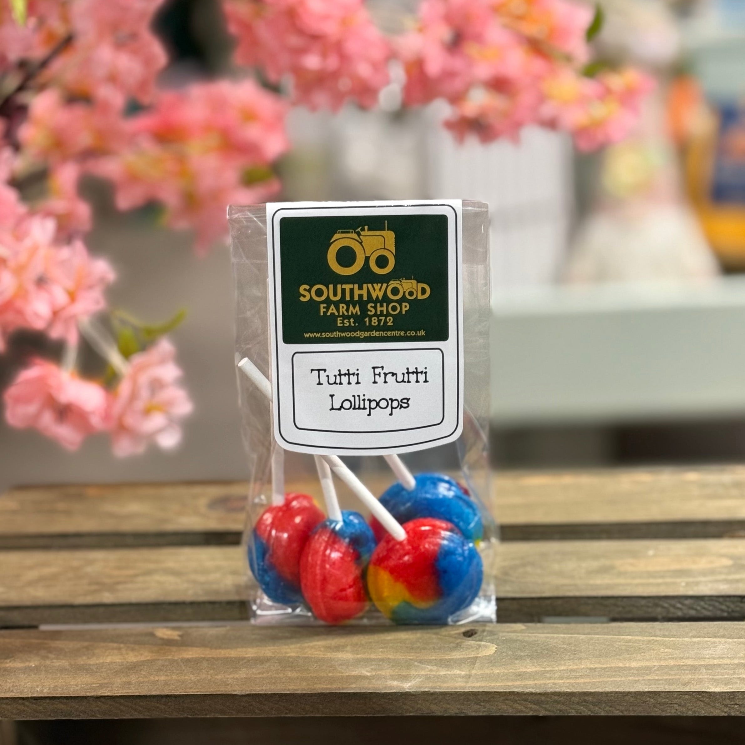 Southwood Farmshop Tutti Frutti Traditional Lollipops Pack of 4