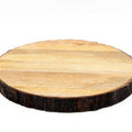 Round Wooden Bark Board 25cm