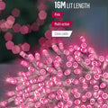 Premier 200 Pink LED Multi Action SupaBrights with Clear Cable & Timer