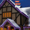 Premier - Rainbow - Purple, Pink, Turquoise & Orange LED Multi Action Christmas Cluster Lights Cluster Brights