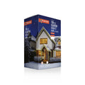 Premier Warm White LED Multi Action Christmas Cluster Lights Cluster Brights Clear Cable