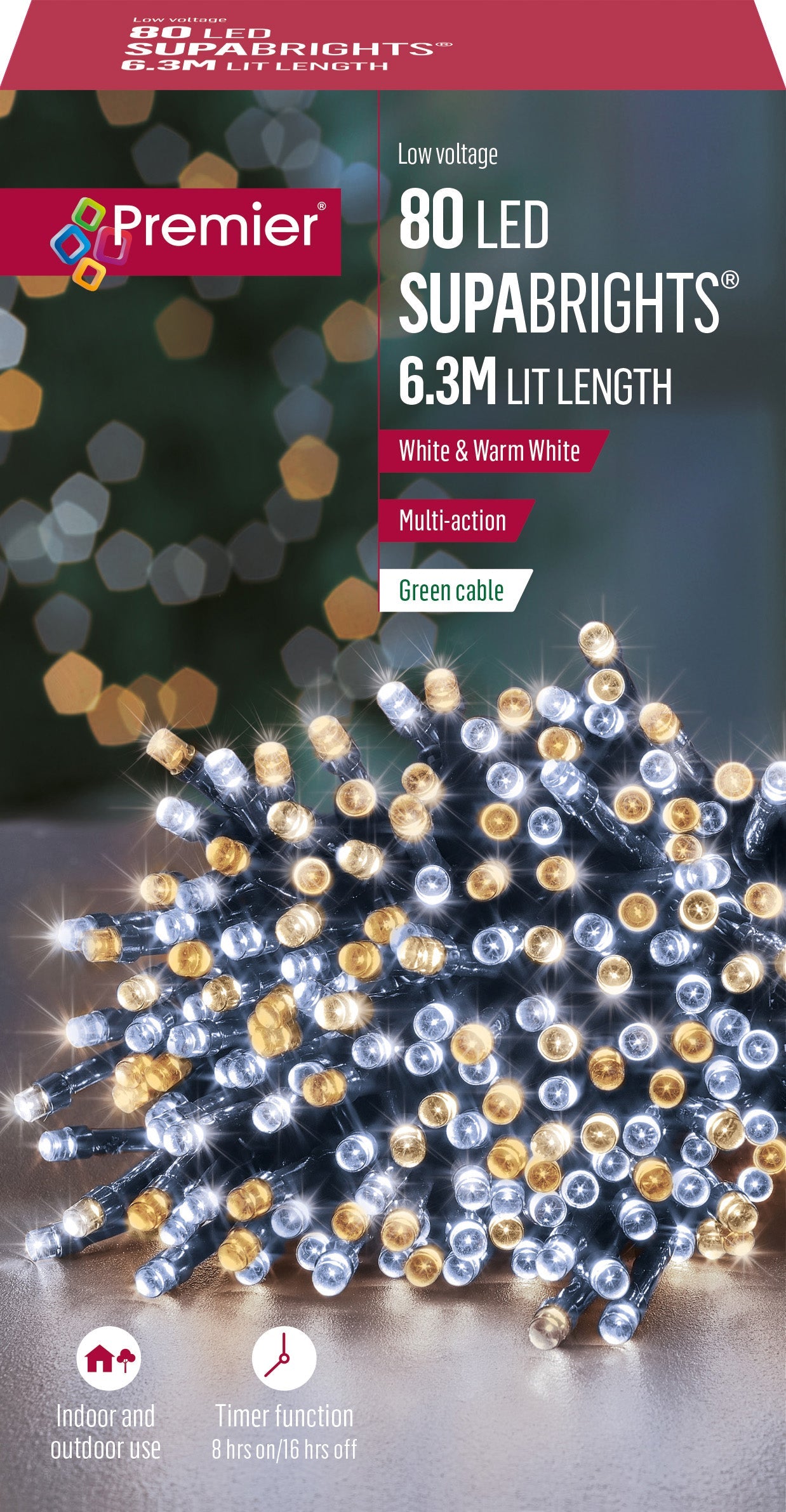 Premier Warm White and Cold White LED Multi Action SupaBrights