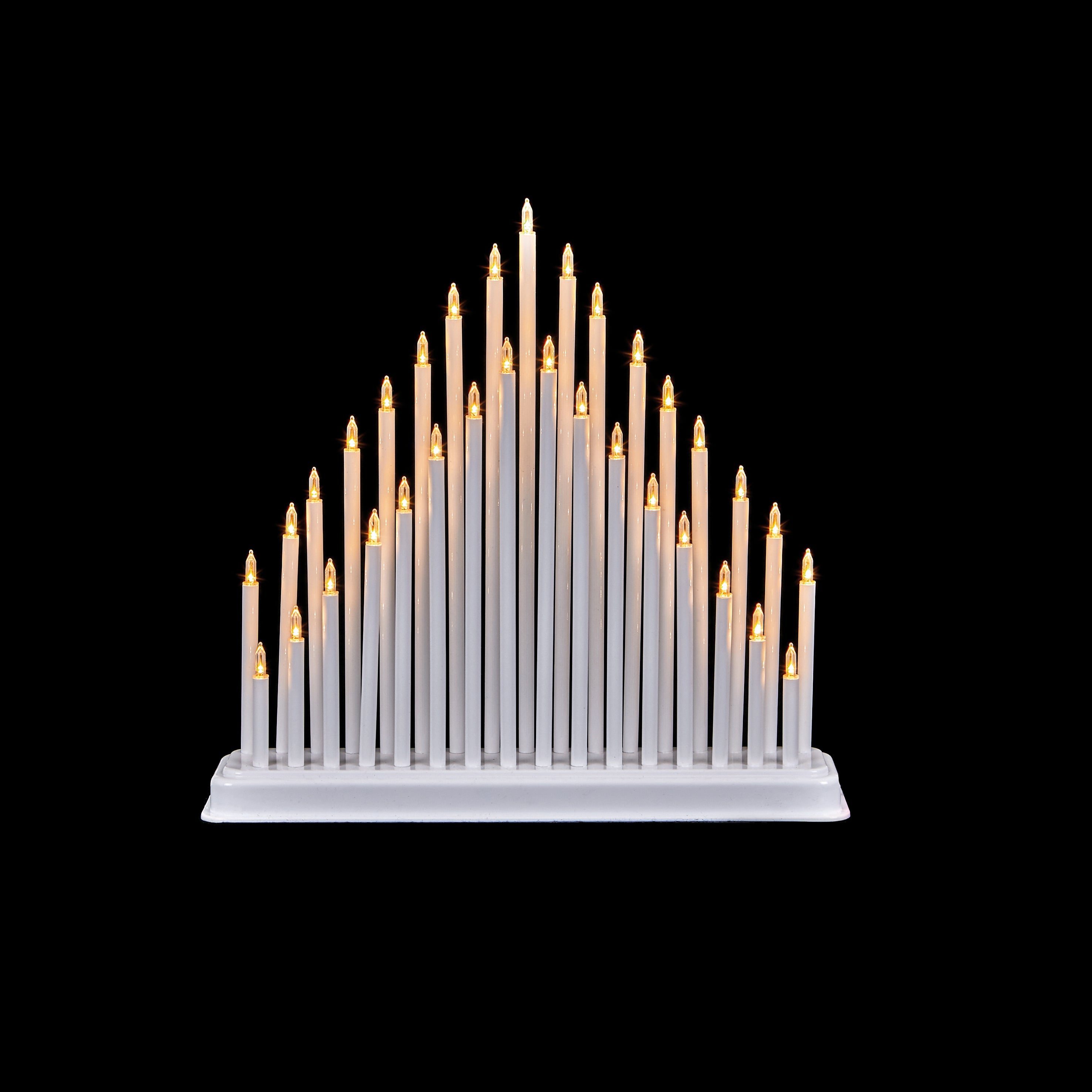 Premier Warm White Candle Bridge Tower / Candle Arch White - 34cm