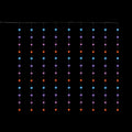 Premier 1.2m FlexiBright LED Star Rainbow Curtain Light