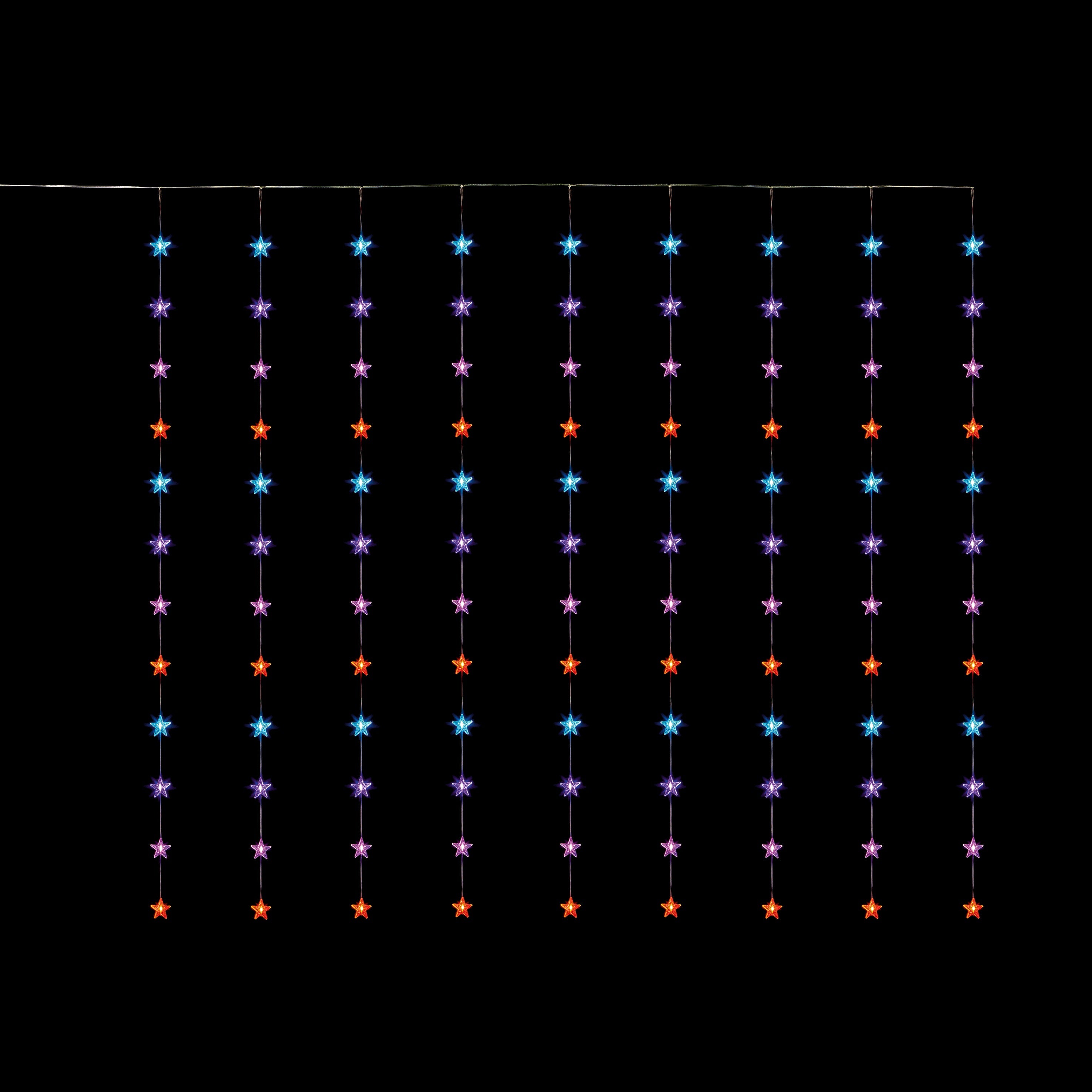Premier 1.2m FlexiBright LED Star Rainbow Curtain Light
