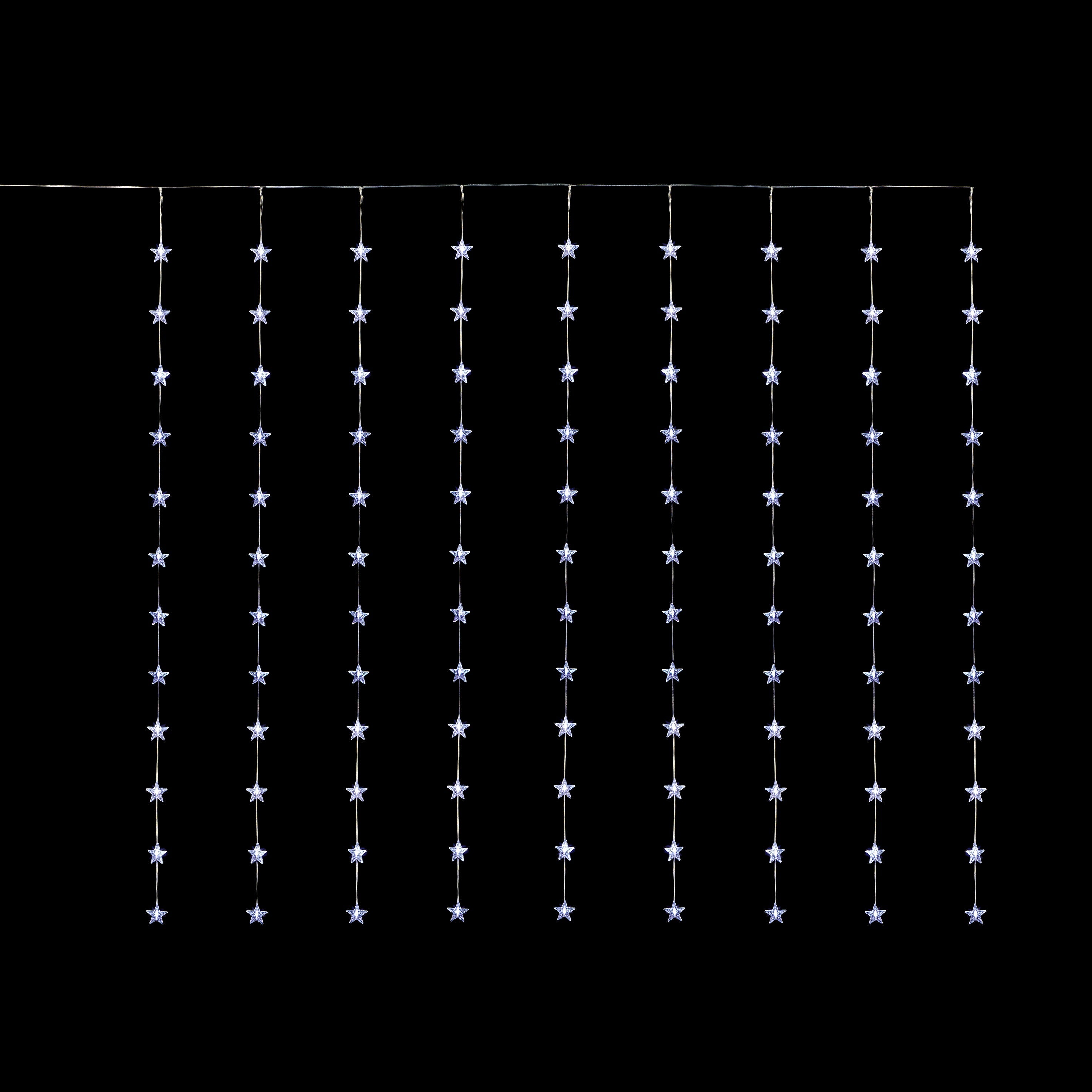 Premier 1.2m FlexiBright LED Star Cool Cold White Curtain Light