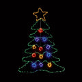 Premier Christmas Tree Twinkling Flexibright Wall / Standing Decoration