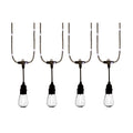 Premier Set of 20 Connectable Party Festoon Lights White with Light up Cable