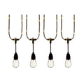 Premier Set of 20 Connectable Party Festoon Lights Warm White with Light up Cable