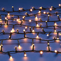 1000 LEDS Warm White Glow Worm Lights - 10m