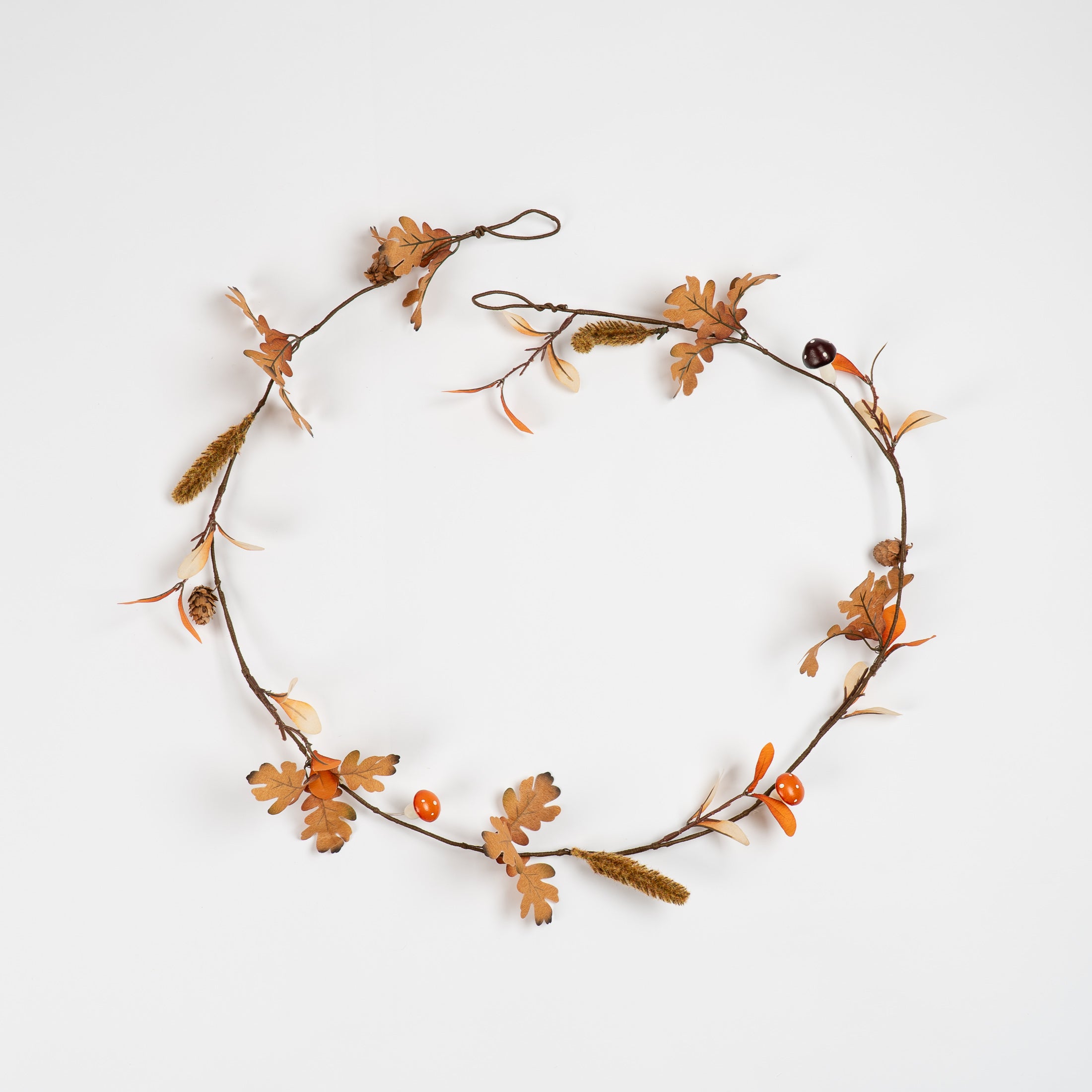 Autumn Pinecone & Leaf Twiggy Garland -150cm
