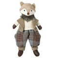 Sitting Fox in Jacket - 50cm