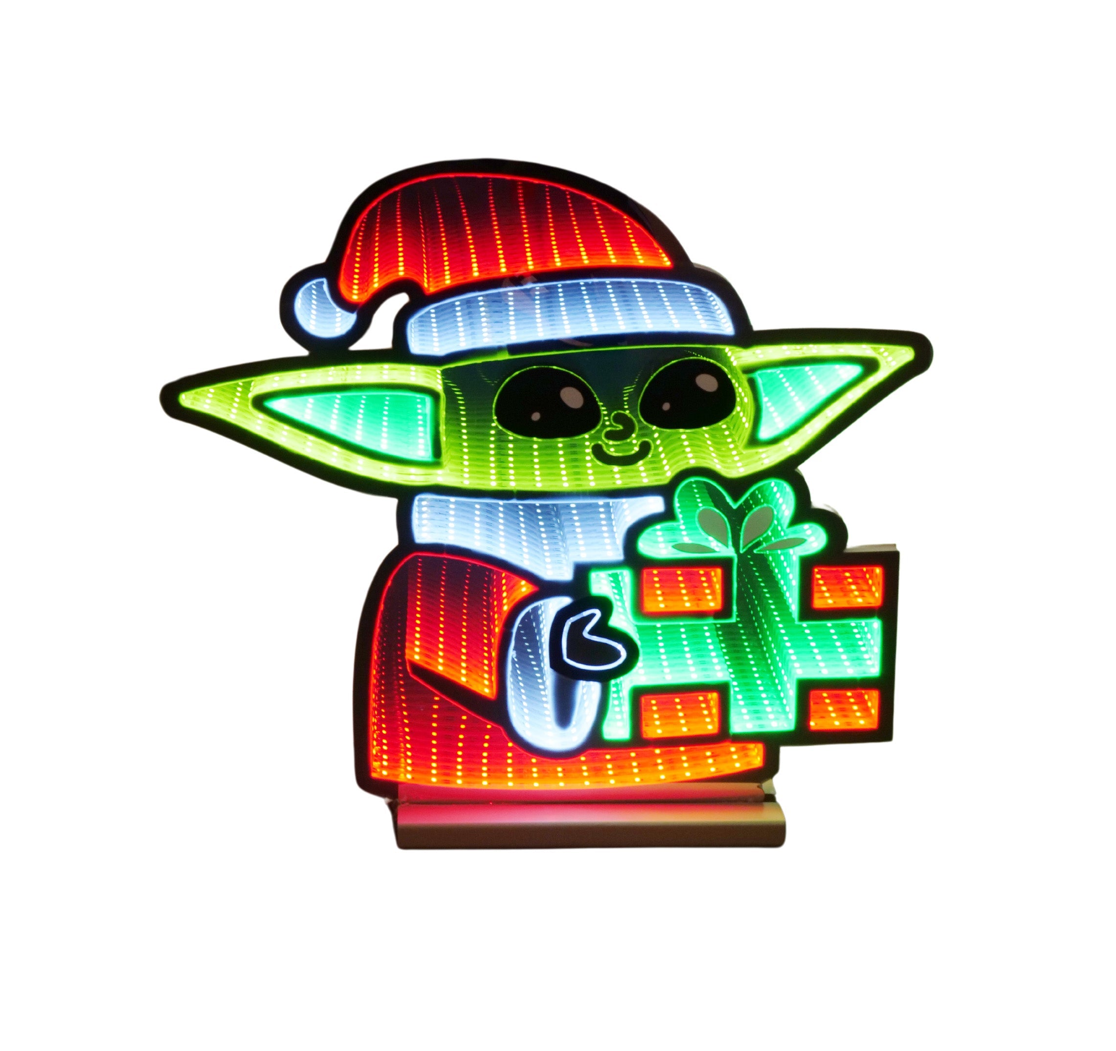 Disney Star Wars Grogu Baby Yoda Infinity Mirror Light