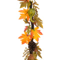 Autumn Maple Pumpkin Garland - 180cm