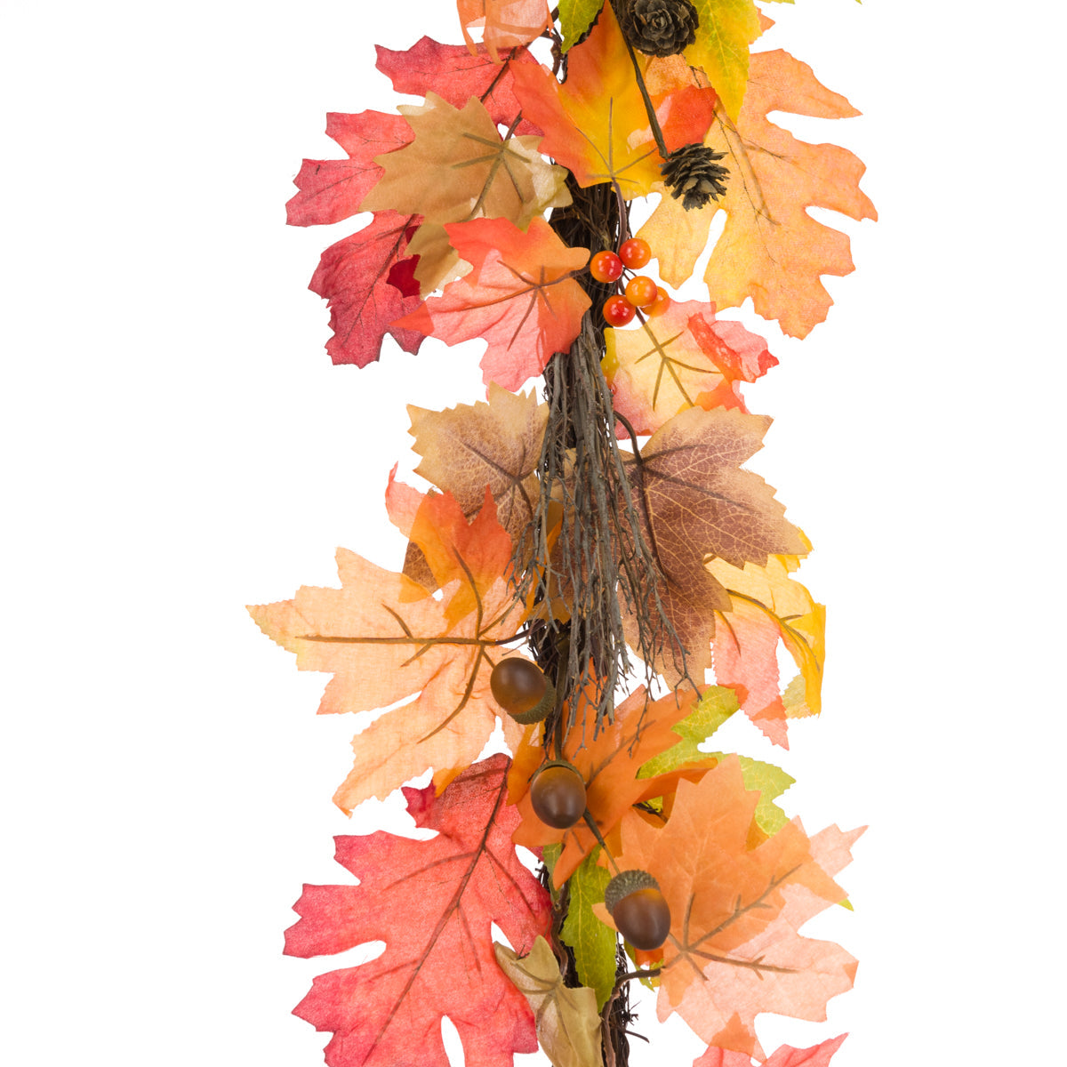 Autumn Maple Acorn Garland - 180cm
