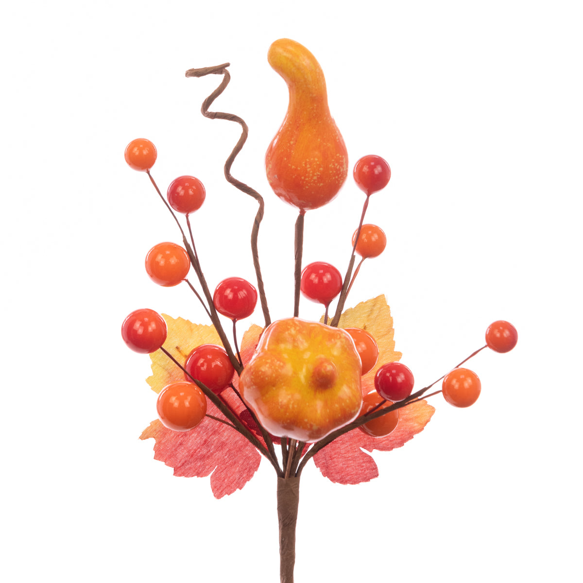 Autumn Pumpkin & Gourd Berry Pick - 25cm