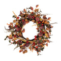 Autumn Daisy and Berry Wreath - 60cm